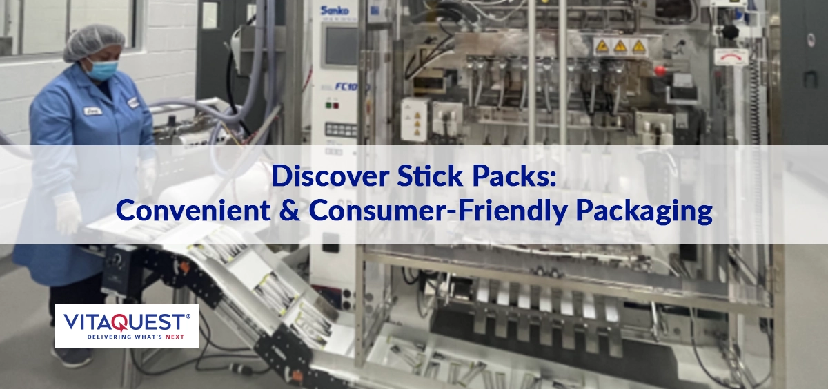 supplement stick pack machine at vitaquest